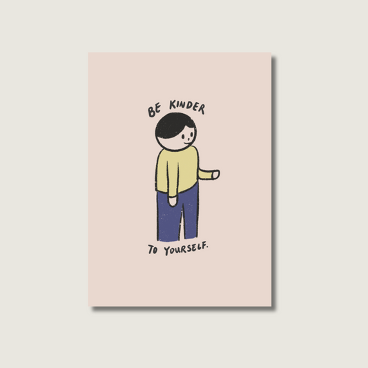 Be kinder Postcard/Art print