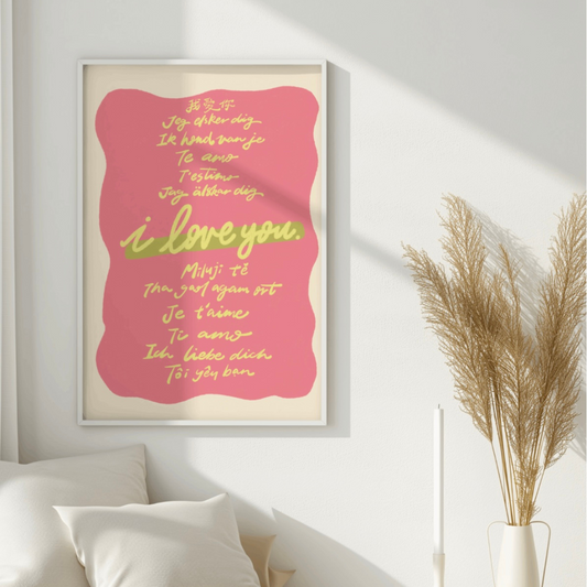 i love you poster