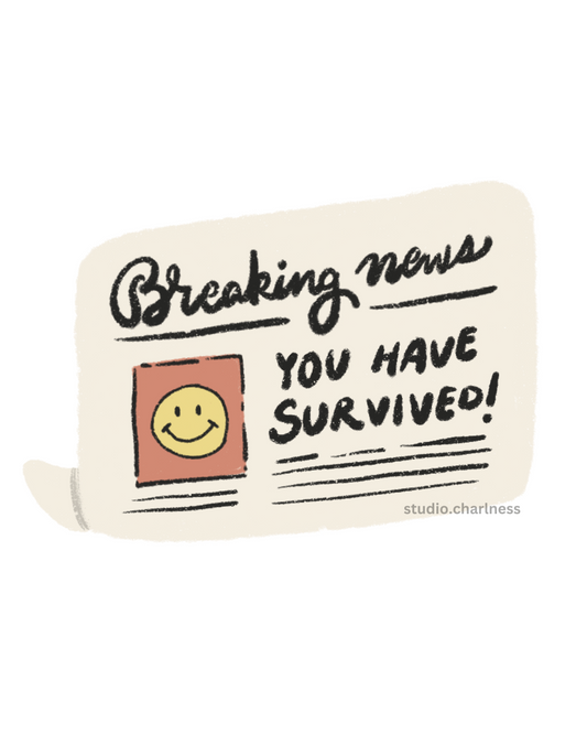 Breaking News: You have survived Sticker