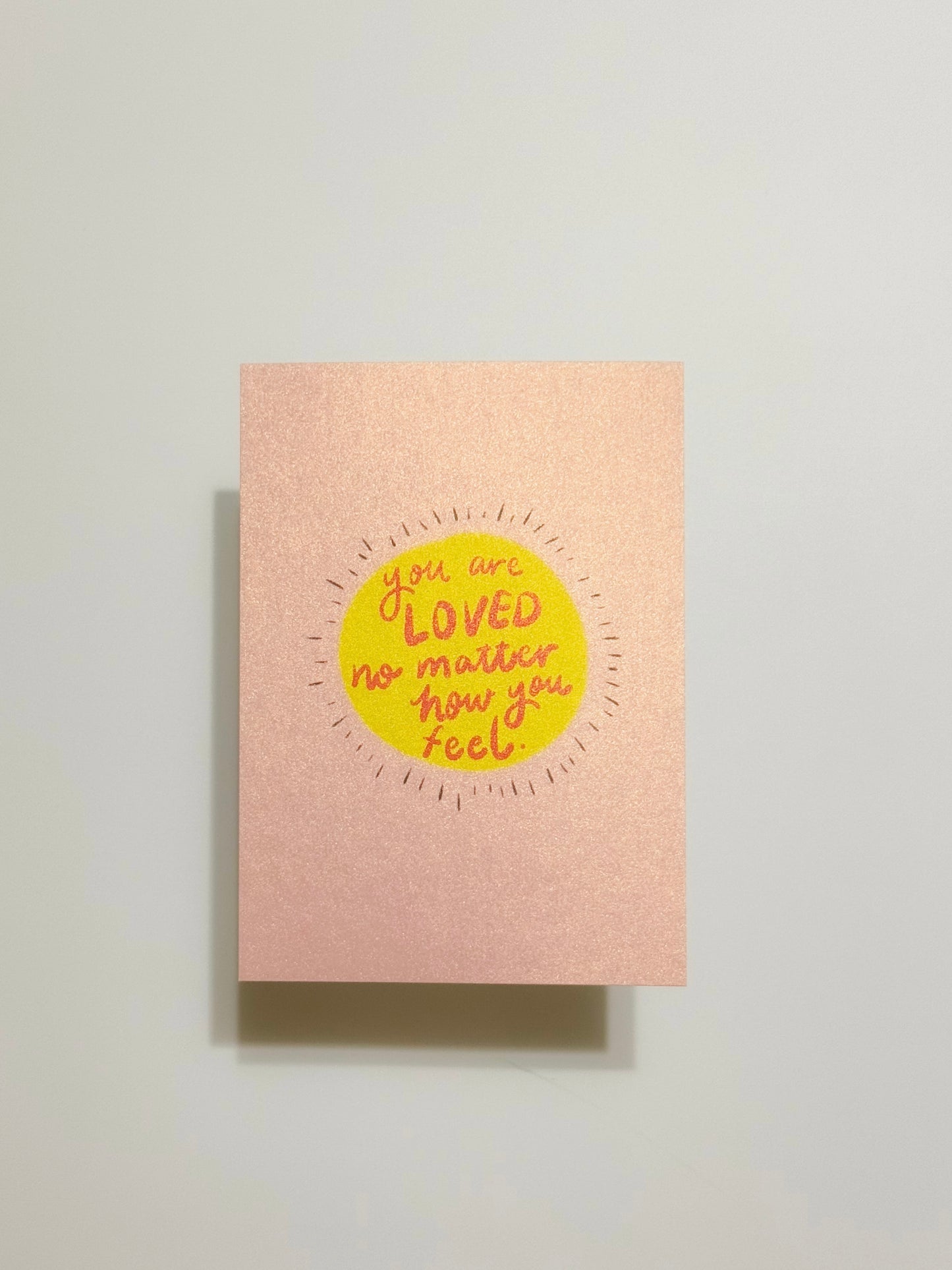 You are loved sunburst Postcard/Art print